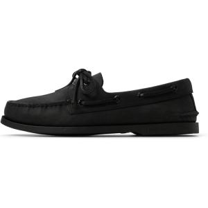 Sperry Men’s Authentic Original 2-Eye Boat Shoe(Black)