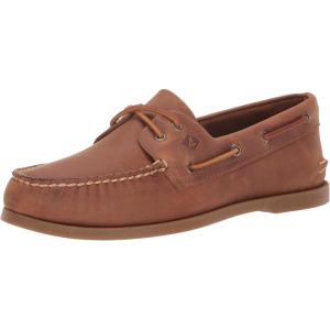 Sperry Men’s Authentic Original 2-Eye Boat Shoe(Cognac)