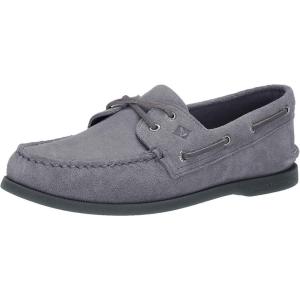 Sperry Men’s Authentic Original 2-Eye Boat Shoe(Grey Suede)