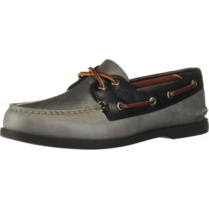 Sperry Men’s Authentic Original 2-Eye Boat Shoe(Grey Varsity)