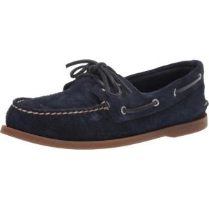 Sperry Men’s Authentic Original 2-Eye Boat Shoe(Navy Suede)