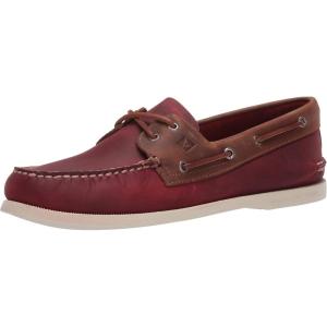 Sperry Men’s Authentic Original 2-Eye Boat Shoe(Oxblood/Riverboat)