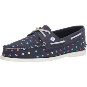 Sperry Men’s Authentic Original 2-Eye Boat Shoe(Signal Flags)