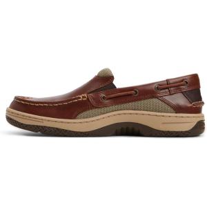 Sperry Mens Billfish Slip on(Red/Brown)
