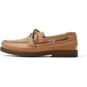 Sperry Men’s Mako 2-Eye Boat Shoe, Oak, 7