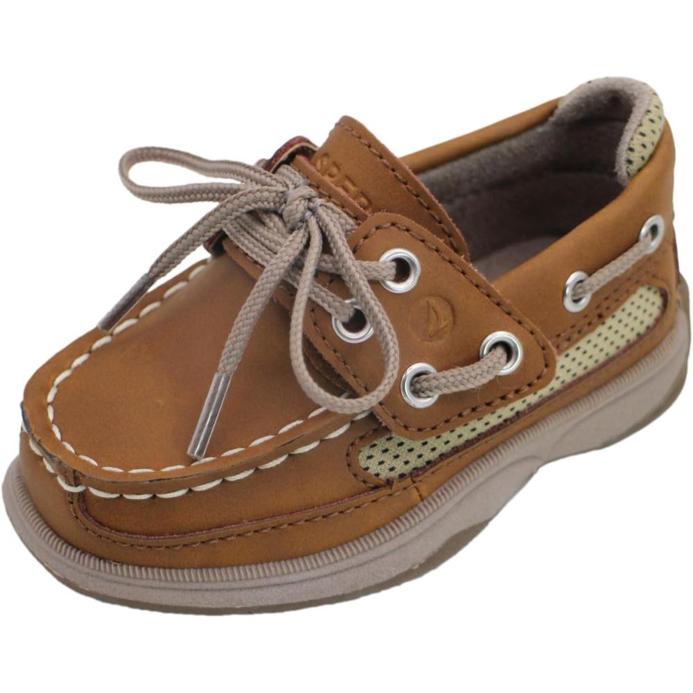 imageSperry TopSider Lanyard CB Boat Shoe ToddlerLittle KidDark Tan