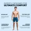 Sperry 3-Pack Men’s Soft Modal Boxer Briefs – Luxuriously Soft, Breathable & Comfortable Stretch Micro Modal Underwear Men(Gray White Multi)