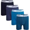 Sperry 4-Pack Everyday Men’s Performance Boxer Briefs – Quick-Dry, Breathable, Comfortable Polyester Boxer Briefs for Men(Green Multi)
