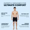 Sperry 4-Pack Mens Premium Cotton Stretch Boxer Briefs – Everyday Comfort Cotton Mens Boxer Briefs with Fly Pouch & 5” Inseam(Blue Multi)