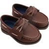 Sperry Unisex-Child Authentic OriginalBoat Shoe(Chocolate With Hook & Loop Closure)