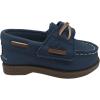 Sperry Unisex-Child Authentic OriginalBoat Shoe(Navy With Hook & Loop Closure)
