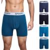 Sperry 4-Pack Everyday Men’s Performance Boxer Briefs – Quick-Dry, Breathable, Comfortable Polyester Boxer Briefs for Men(Green Multi)