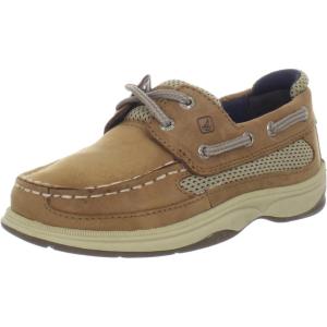 Sperry Top-Sider Lanyard CB Boat Shoe (Toddler/Little Kid)(Dark Tan/Navy)