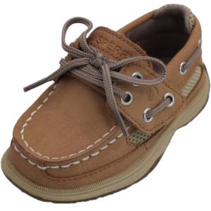 Sperry Top-Sider Lanyard CB Boat Shoe (Toddler/Little Kid)(Tan)