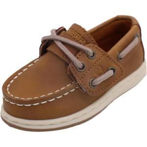 Sperry boys Cup II Boat (Little Kid/Big Kid)(Chestnut Leather)