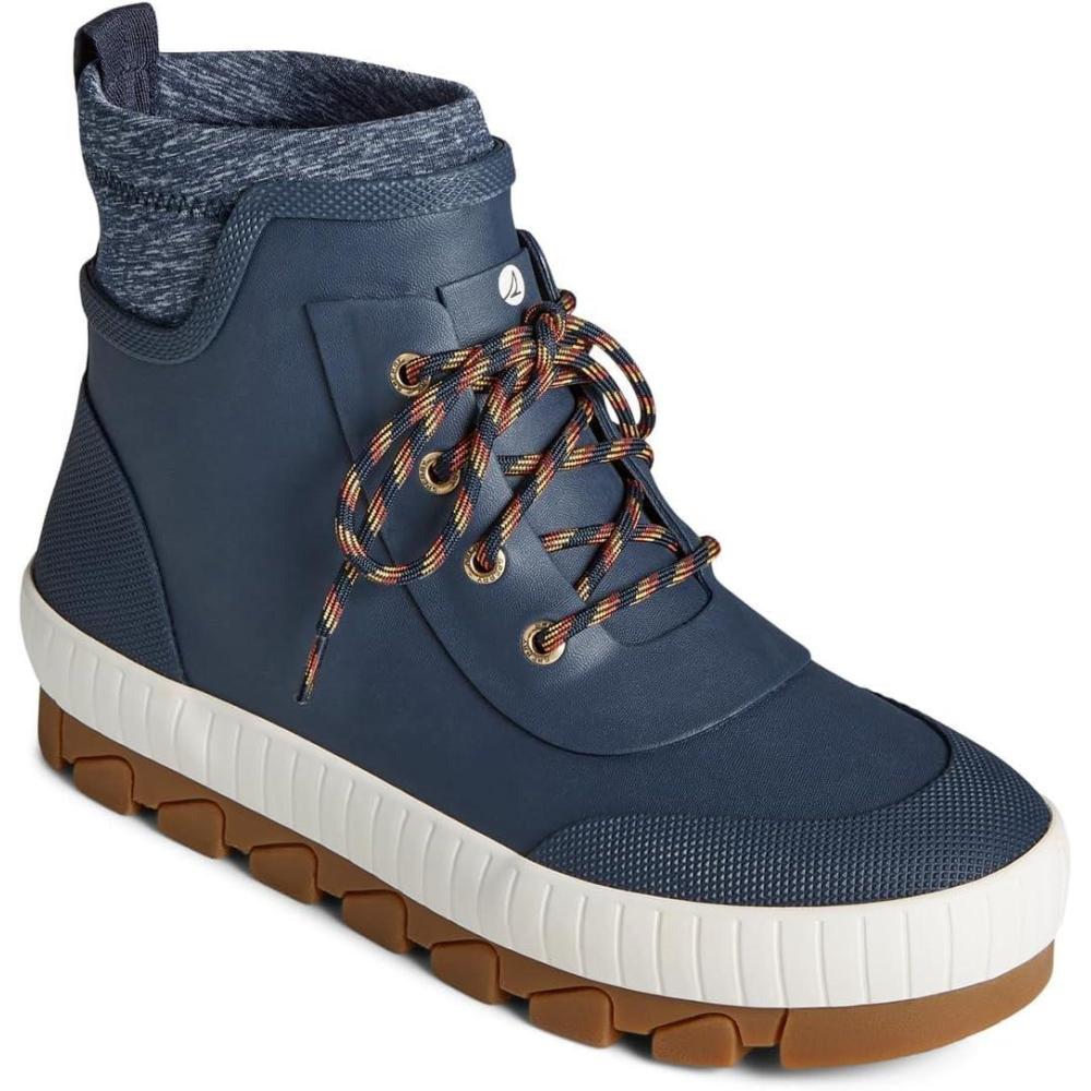 imageSperry Mens Torrent Lace Up Rain BootsNavy Rubber