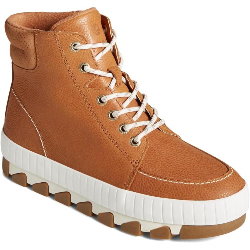 imageSperry Mens Torrent Lace Up Rain BootsTan Leather
