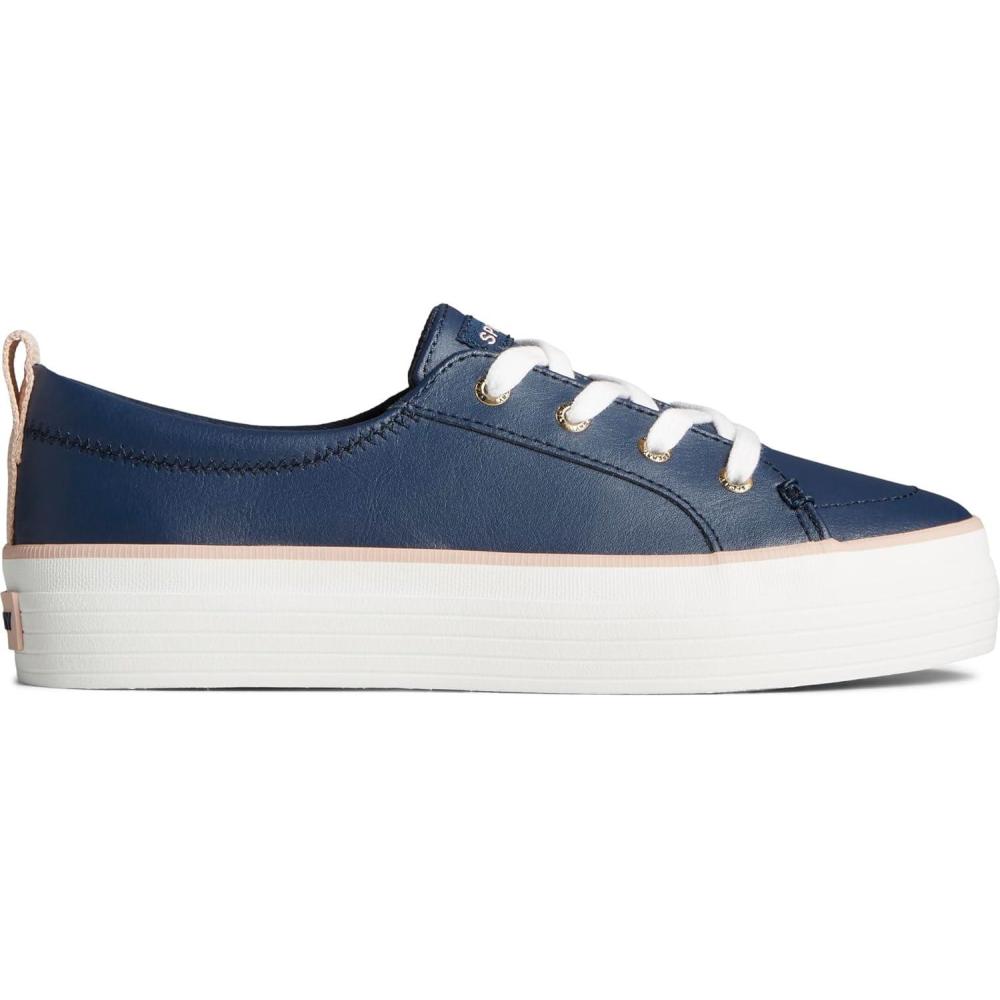imageSperry Womens Crest Vibe PlatformSneakerNavy Leather