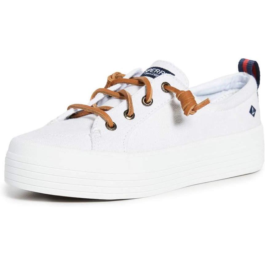 imageSperry Womens Crest Vibe PlatformSneakerWhite Canvas