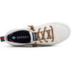 Sperry Womens Crest Vibe PlatformSneaker(Woven White)