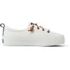 Sperry Womens Crest Vibe PlatformSneaker(Woven White)