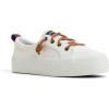 Sperry Womens Crest Vibe PlatformSneaker(Woven White)