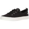 Sperry Women’s Crest Vibe Core Sneaker(Linen Black)