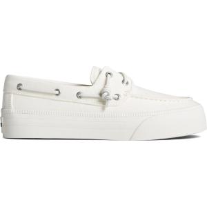 Sperry Women’s Bahama 3.0 Boat Shoe(Woven White)