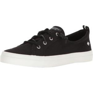 Sperry Women’s Crest Vibe Core Sneaker(Linen Black)