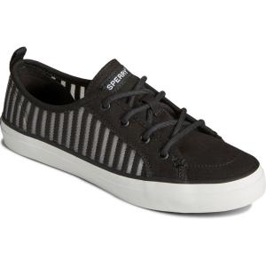 Sperry Women’s Crest Vibe Core Sneaker(Mesh Black)