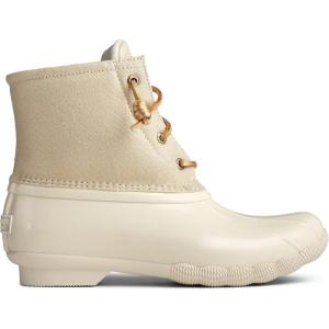 Sperry Women’s Saltwater Core Boots(Gold Sparkle)