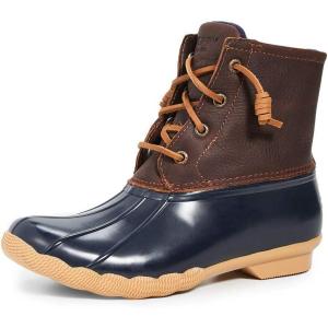 Sperry Women’s Saltwater Core Boots(Tan/Navy)