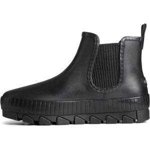 Sperry womens Torrent Seasonal Rain Boot(Black Shiney)