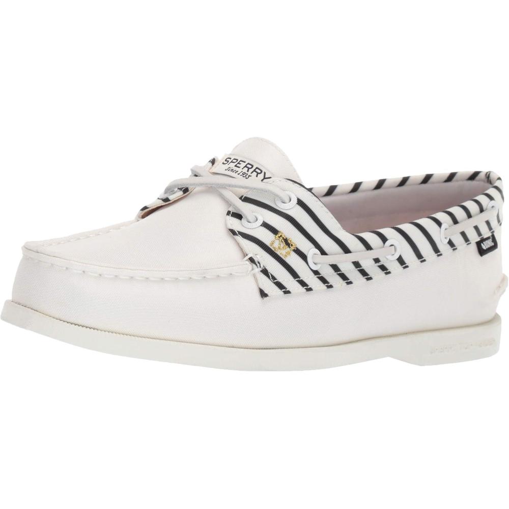 imageSperry Womens AO 2Eye Boat ShoeOffwhite