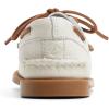Sperry Womens A/O 2-Eye Boat Shoe(Smooth White)