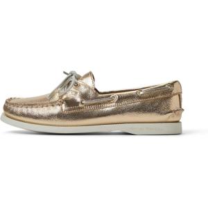 Sperry Womens A/O 2-Eye Boat Shoe(Gold)
