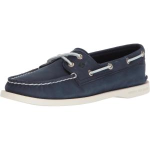 Sperry Womens A/O 2-Eye Boat Shoe(Navy)