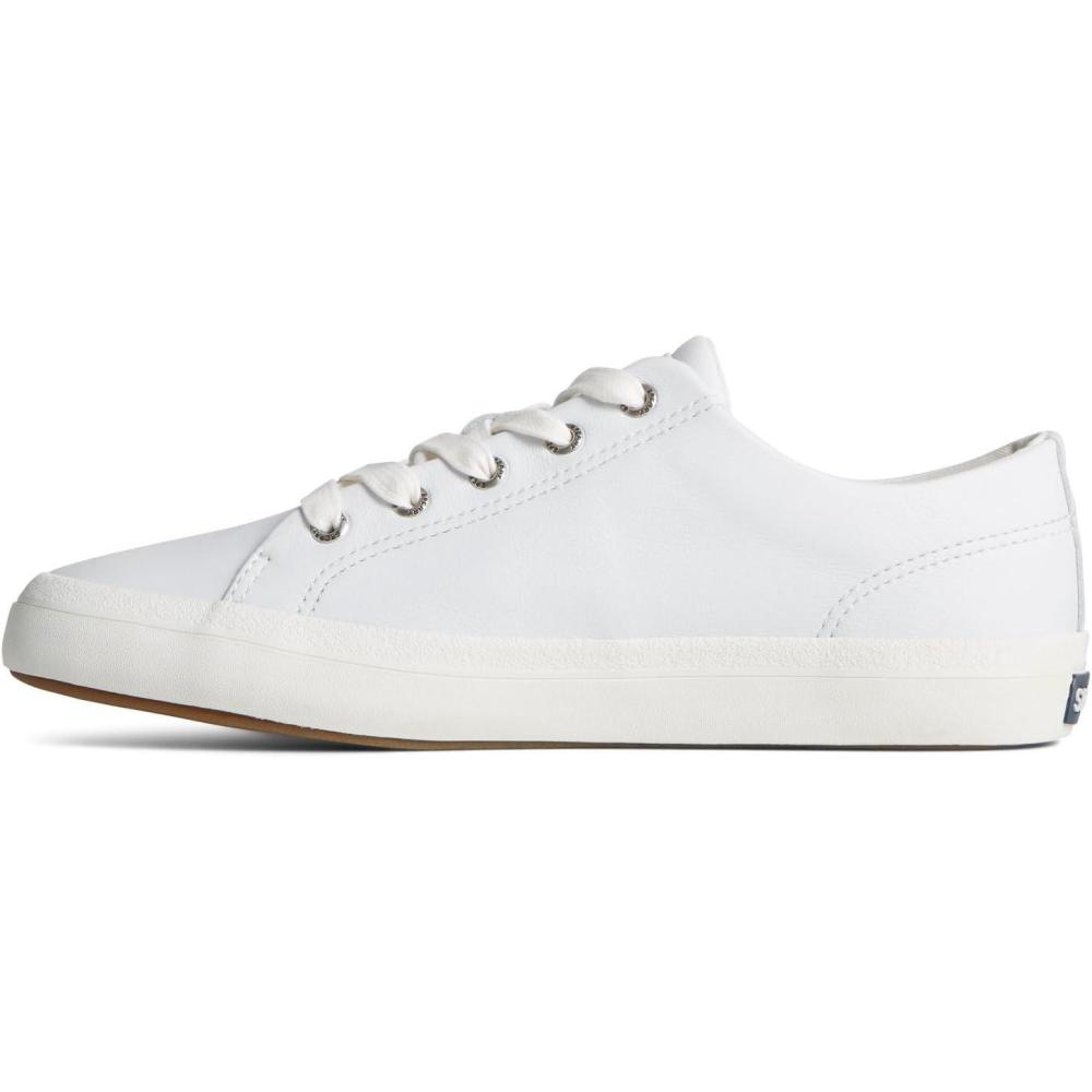 imageSperry Mens Striper Leather SneakersWhite