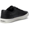 Sperry Men’s Striper Leather Sneakers(Grainy Black)
