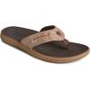 Sperry mens Baitfish ThongSandals(Brown)