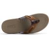 Sperry mens Baitfish ThongSandals(Smooth Brown)