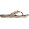 Sperry mens Baitfish ThongSandals(Taupe)