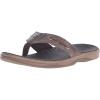 Sperry mens Baitfish ThongSandals(Brown Leather)