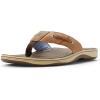 Sperry mens Baitfish ThongSandals(Light Brown)