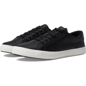 Sperry Men’s Striper Leather Sneakers(Grainy Black)