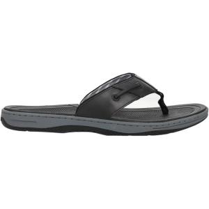 Sperry mens Baitfish ThongSandals(Black)