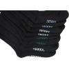 Sperry Men’s 8-Pack Cushion Comfort Crew Socks – Moisture-Wicking Athletic Socks –White Crew Socks for Everyday or Sports Use(Black)