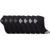 Sperry Men’s 8-Pack Cushion Comfort Low Cut Ankle Socks – Breathable Moisture-Wicking Athletic Low Cut Socks for Everyday Use(Black Heather)