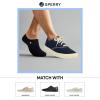 Sperry Men’s Cushioned No Show Socks 8-Pack – Moisture-Wicking, Non-Slip Fit, Low Cut Ankle Socks for Everyday Wear(Navy Multi)