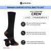 Sperry Mens Work Socks, 4-Pack Half Cushioned Crew – Soft Cotton Moisture-Wicking Boot Socks with Reinforced Heel and Toe(Black Multi)